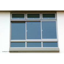 Индивидуальные тройные дорожки Скрытые ролики Алюминиевые раздвижные двери и окна